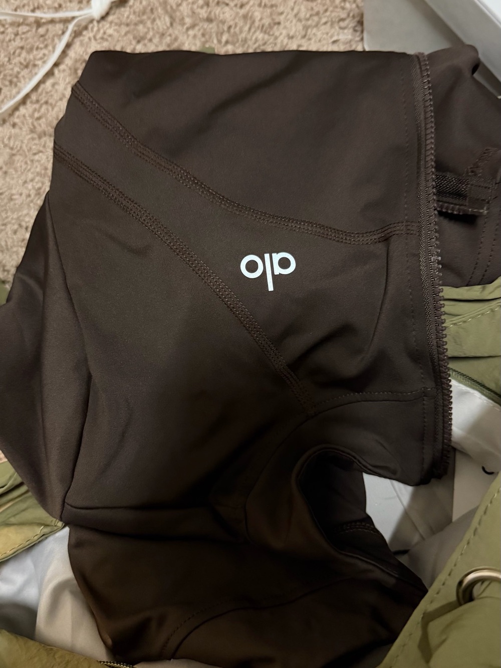 alo Black Athletic jacket- Sleek Logo